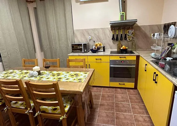 трапезица за до 12 човека с безплатен паркинг, двор и веранди, в град търново 펜션 벨리코 터르노보